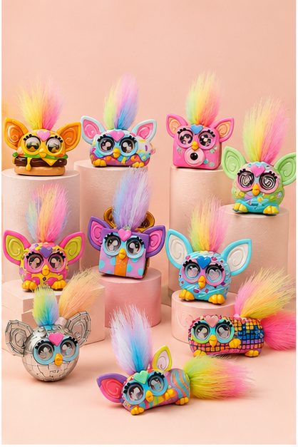 Figurines mystères colorées