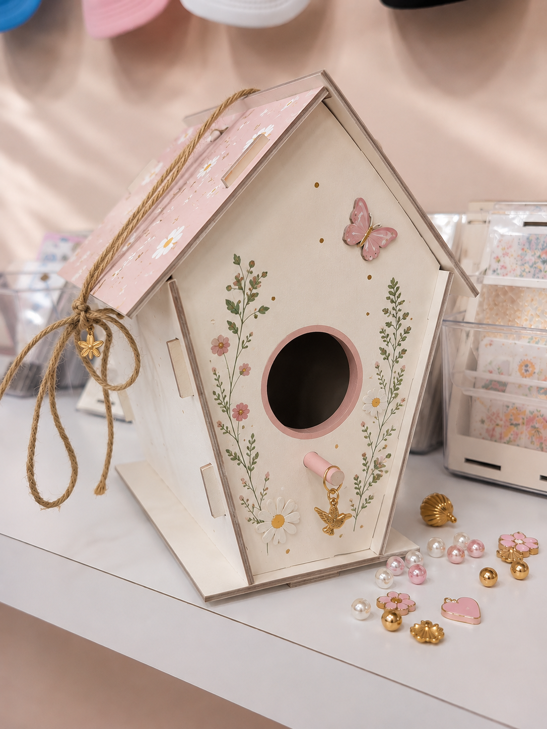 Maisonnette en bois à construire et décorer